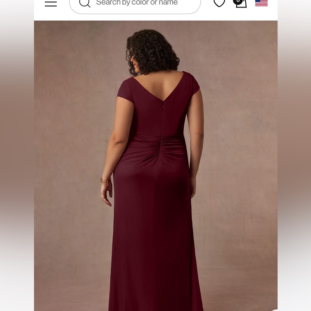 Red bridesmaid dress—AZAZIE DRESS - Picture 3 of 11